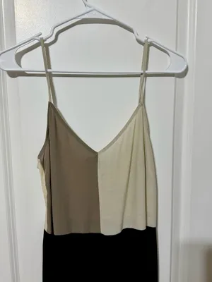 MNG Suit Women's Color-Block Lingerie Cami Midi Dress thumbnail 2