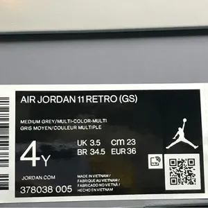 Jordan NWB 11 Retro GS Cool Grey 2021 Sneakers thumbnail 8