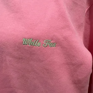 White Fox Boutique Vibrant Pink Crewneck Sweater with Relaxed Fit thumbnail 2
