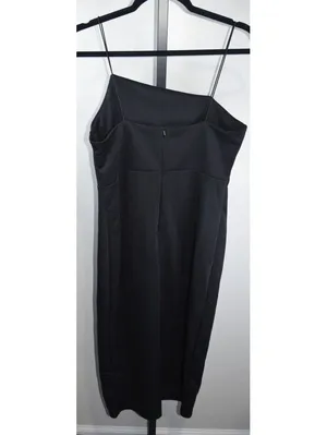 Lyaner Asymmetrical One Shoulder Bodycon Black Dress Size L Evening Glam Formal thumbnail 2