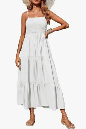 white Maxi Dress thumbnail 1