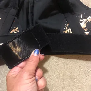 SheFit Flex Sports Bra Black Rose Gold thumbnail 6