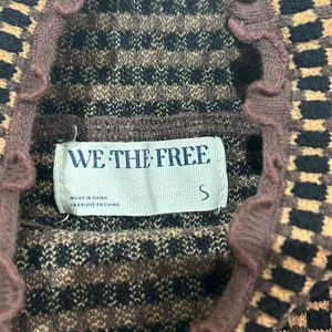 Free People We The Free Mixed Print Mock Neck Sweater thumbnail 5