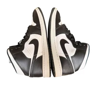 Nike Air Jordan 1 Mid White/Black Panda Black White DV0991-101 Size US 9.5 Women thumbnail 7