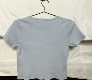 Brandy Melville Button Crop Top thumbnail 2