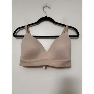 Victorias Secret PINK Wear Everywhere Wireless Lightly Lined Bra Nude 36D‎ thumbnail 2