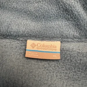 Columbia Benton Springs Full Zip Fleece Jacket‎ Dusty Blue Womens XL Mock Neck thumbnail 3