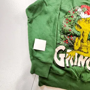 Green Grinch Christmas Wreath Pullover Sweatshirt unisex Adult‎ Size S/P thumbnail 4