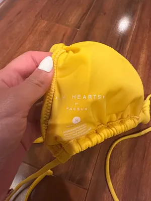 PacSun Yellow Triangle Bikini Top thumbnail 2