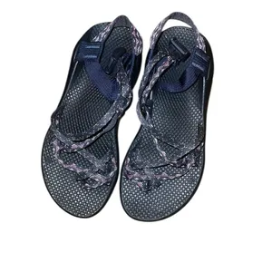 Chacos Blue and Purple Strappy Sandals Size 7 thumbnail 2