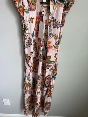 NEW Anthropologie Kachel Flutter-Sleeve Slip Dress 10 thumbnail 8
