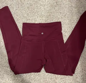 Champion Maroon Hi Waisted Leggings thumbnail 3