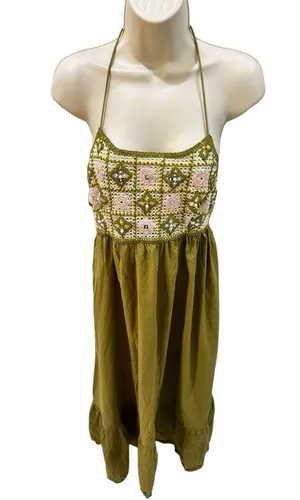 Zara Mix Beaded Crochet Dress thumbnail 5