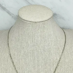 Claire’s Rhinestone Cat Kitten Pendant Charm Silver Tone Chain Link Necklace thumbnail 5