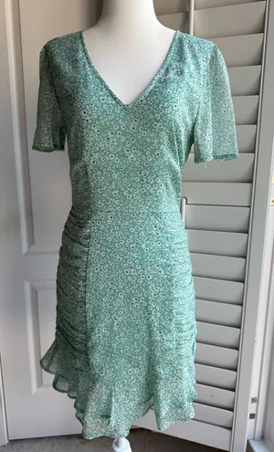 Mint green floral dress Leith thumbnail 1