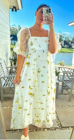Storia Long Floral Maxi Dress thumbnail 1