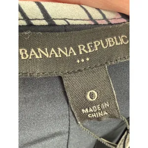 NWT Banana Republic Strappy Pintuck Maxi Dress Tropical Palm Leaf Print‎ Size 0 thumbnail 3