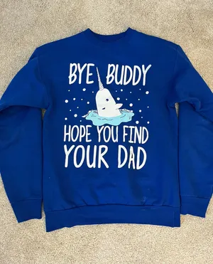 Hanes Comfort Blend Buddy The Elf Crewneck Sweatshirt thumbnail 1