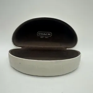 Coach Original White Logo Hard Sunglass Case Holder Sunglasses Microfiber Cloth thumbnail 11