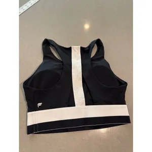 Fabletics Black High‎ Neck Racerback Sports Bra Activewear no tag, small thumbnail 4
