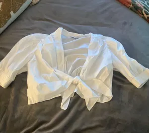 Endless Rose White Tie Top thumbnail 1
