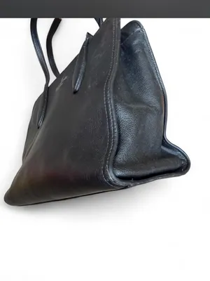 Kate Spade Rowe Medium Top Zip Satchel in Pebble Leather Black thumbnail 10