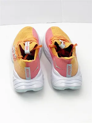 HOKA Carbon X3 Radiant Yellow Camellia Lace Up AthleticTennis Shoes Sneakers 6B thumbnail 13