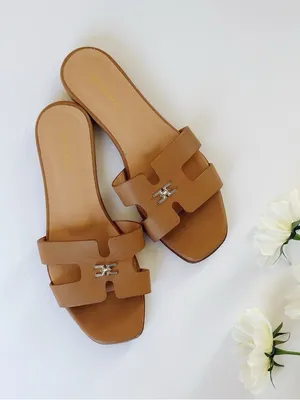 Bruno Magli Fina Slide Leather Sandal Tan thumbnail 4