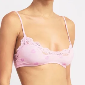 NWOT Skims valentines bralette *dust mark* hearts thumbnail 1