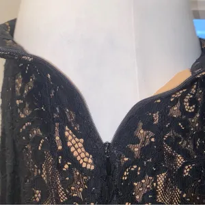 Michael Michael Kors dark academia whimsical gothic lace floral midi skirt thumbnail 7