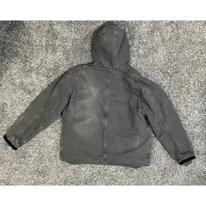 CARHARTT SANDSTONE HOODED MULTI-POCKET JACKET/SHERPA LINED Size XL thumbnail 6