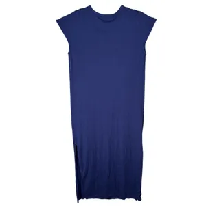 Marine‎ Layer Taylor Jersey Maxi TShirt Dress Size Small Short Sleeve Side Slits thumbnail 4