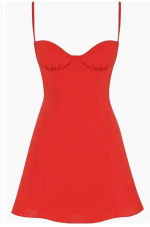 Christiana Floral Minidress HOUSE OF CB Red Women’s Small thumbnail 3