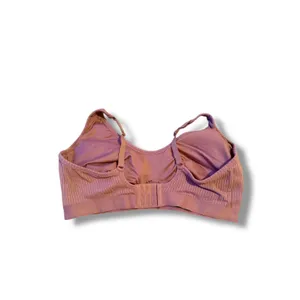 Kindly NWT Ribbed Plunge Bralette XXXL Burlwood Wireless Comfort Lounge‎ Bra thumbnail 2