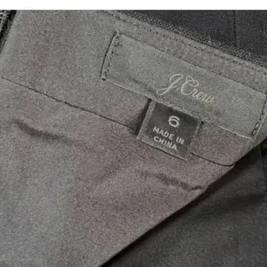 J.Crew Womens Size 6‎ Black Linen Blend Classic Pencil Skirt Lined​​ thumbnail 4