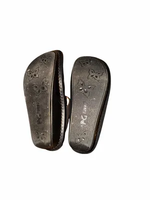 Alegria Brown Leather Mary Jane Mules Shoes Size 37 thumbnail 5