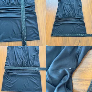 90s Y2K Vintage Speechless One Shoulder Dress Rhinestone Ruched McBling Party XS thumbnail 8
