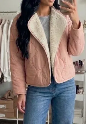 A.L.C. Emory Quilted Sherpa Faux Lined Jacket thumbnail 1