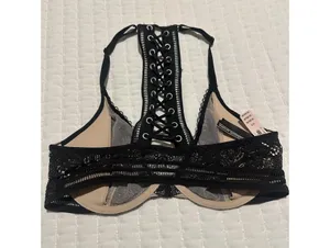Victoria’s Secret Very Sexy Black Front Close Plunge Bralette XS Extra Small NWT thumbnail 3