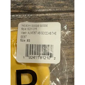 Mother The Boxy Goodie Goodie Yellow‎ Graphic T-Shirt Almost As Good As Best XS thumbnail 3