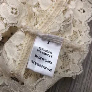 Nordstrom NWOT Lace Bandeau Bralette Top Small Ivory Cream thumbnail 4