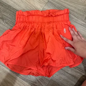 Free People Coral Shorts thumbnail 1