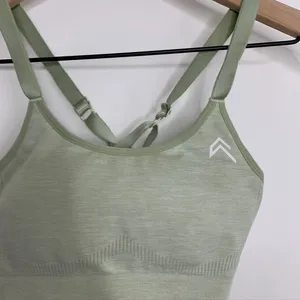 Oner Active Classic Seamless Sports Bra Pistacchio Marl Green Womens Small thumbnail 3