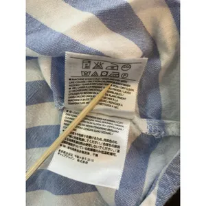 Old Navy Top Womens Medium Blue Striped Oxford‎ Popover Tunic Coastal Preppy thumbnail 7