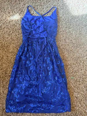 Blue short dress. Size XS thumbnail 4