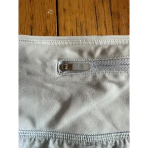 Lululemon Shorts Womens 10 Gray Speckle Running Lined Zip Pocket Athletic Summer thumbnail 4