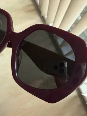 Tory Burch TY7195U Oversized Deep Purple Square Sunglasses 55-18-140 thumbnail 9