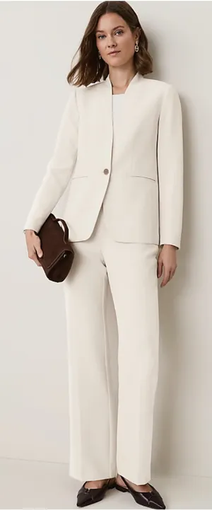 Ann Fluid Taylor Side Zip Trouser Pants Crepe thumbnail 3