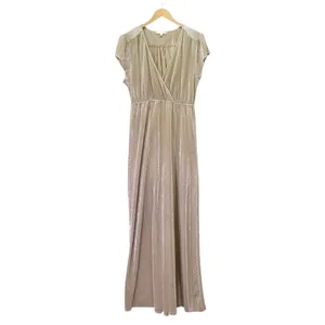 Baltic Born Athena Pleated Maxi Dress Sz XS Champagne Gold Maternity Bridesmaid thumbnail 2