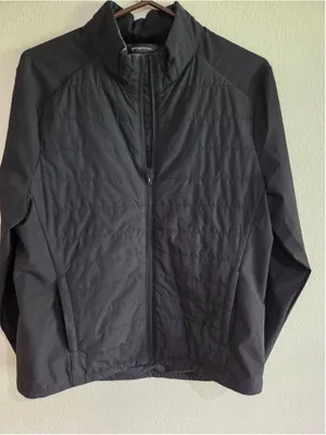 SPORT-TEK Women’s L Black Insulated Quilted Jacket thumbnail 1